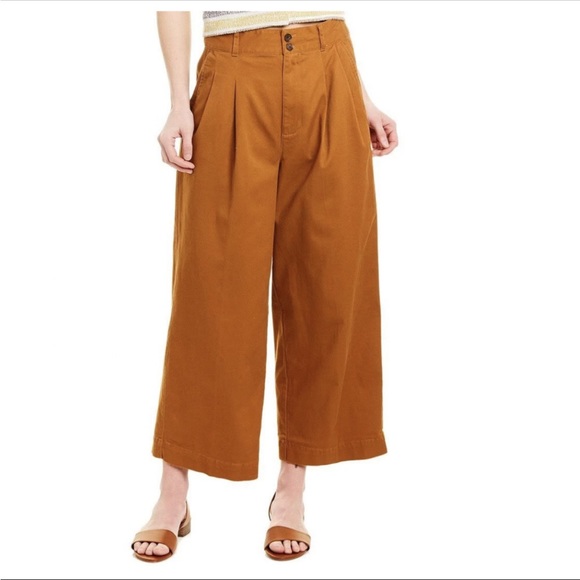 Madewell Wide Leg Pleated Pants 2 - Picture 8 of 8